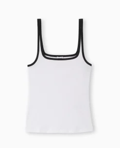 Pimkie Toute La Collection|T-Shirt Et Top^Débardeur Avec Bords Contrastés -