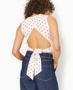 Pimkie Toute La Collection|T-Shirt Et Top^Débardeur Avec Cut-out Dos Motif Pois -