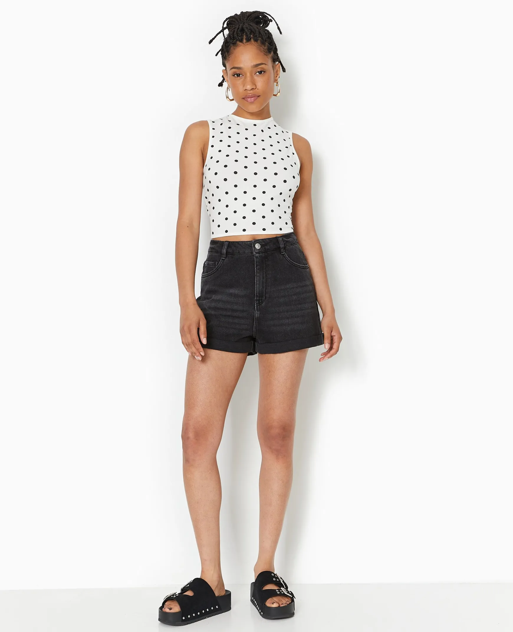 Pimkie T-Shirt Et Top^Débardeur Avec Cut-out Dos Motif Pois -