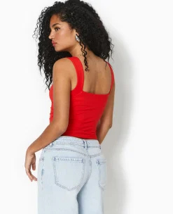 Pimkie Toute La Collection|T-Shirt Et Top^Débardeur Avec Larges Bretelles Encolure Carrée -