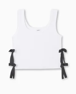 Pimkie Toute La Collection|T-Shirt Et Top^Débardeur Avec Nœuds Contrastés -