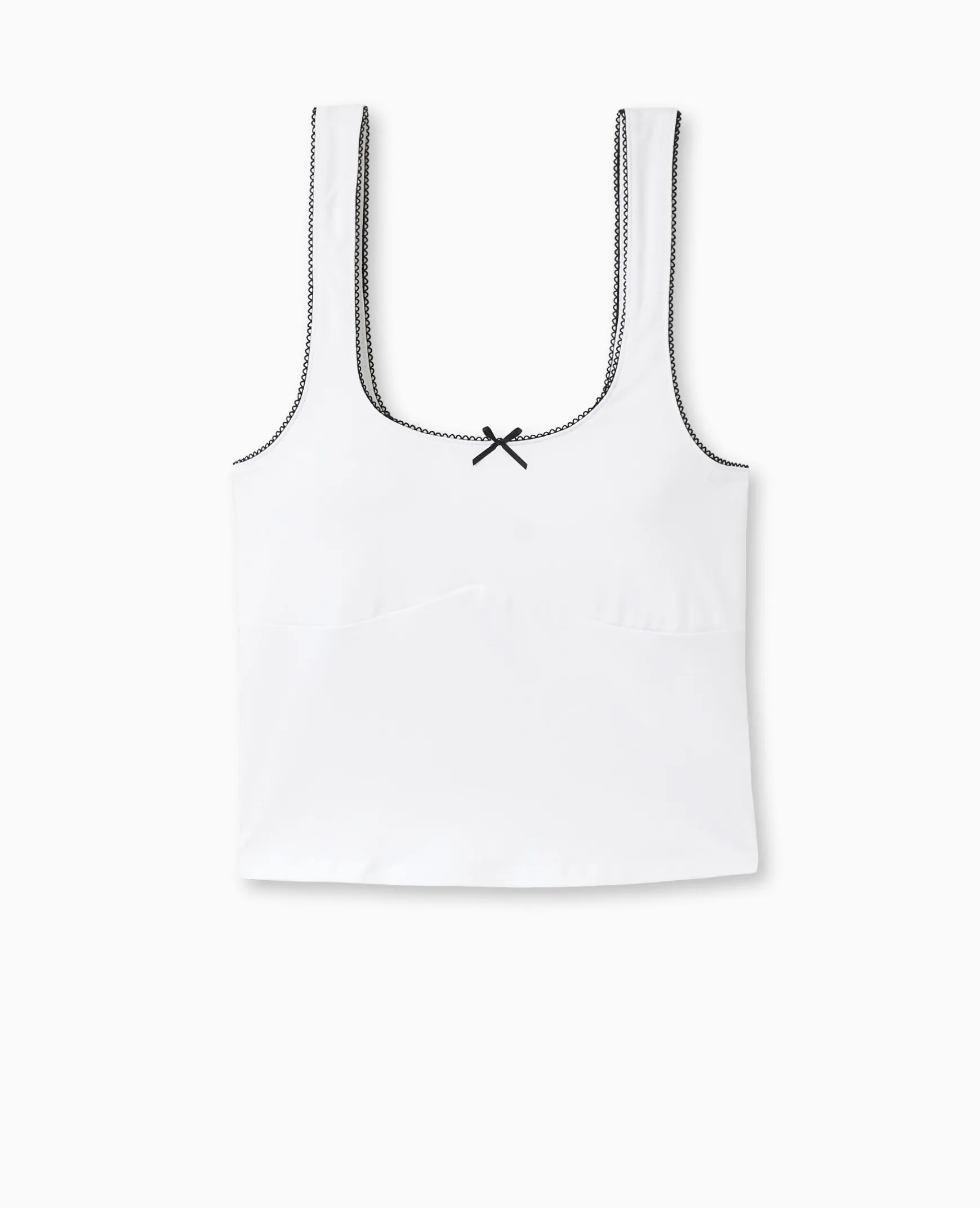 Pimkie Toute La Collection|T-Shirt Et Top^Débardeur Court Avec Nœud -