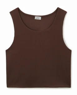 Pimkie Pimkie Positive|T-Shirt Et Top^Débardeur Court En Maille Côtelée -