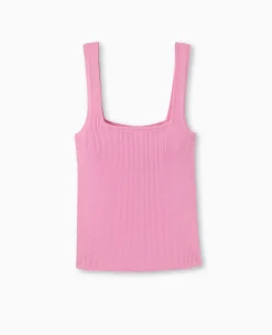 Pimkie Pull Et Gilet|T-Shirt Et Top^Débardeur Court En Maille Côtelée -