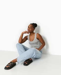 Pimkie Pull Et Gilet|T-Shirt Et Top^Débardeur En Maille Côtelée Avec Lurex -