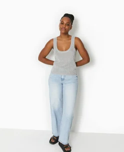 Pimkie Pull Et Gilet|T-Shirt Et Top^Débardeur En Maille Côtelée Avec Lurex -
