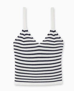Pimkie Pull Et Gilet|T-Shirt Et Top^Débardeur En Maille Côtelée Rayée -