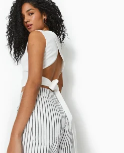Pimkie T-Shirt Et Top^Débardeur En Maille Côtelée Avec Cut Out Dos -
