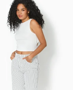 Pimkie T-Shirt Et Top^Débardeur En Maille Côtelée Avec Cut Out Dos -