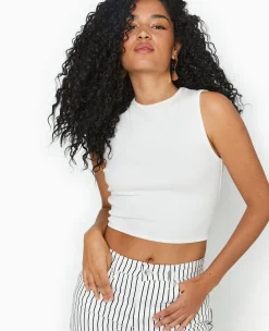 Pimkie T-Shirt Et Top^Débardeur En Maille Côtelée Avec Cut Out Dos -