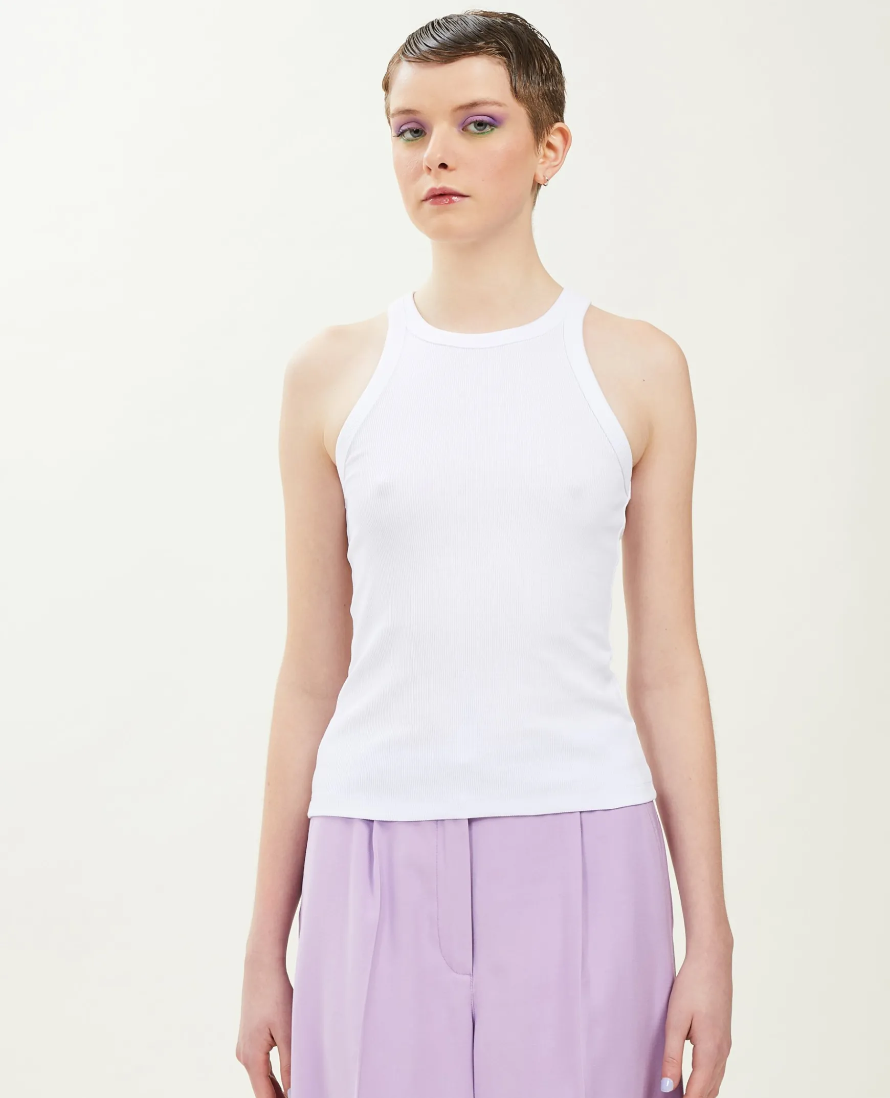 Pimkie Toute La Collection|T-Shirt Et Top^Débardeur Maille Côtelée -