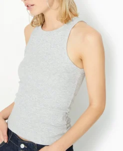 Pimkie Toute La Collection|T-Shirt Et Top^Débardeur Maille Côtelée -