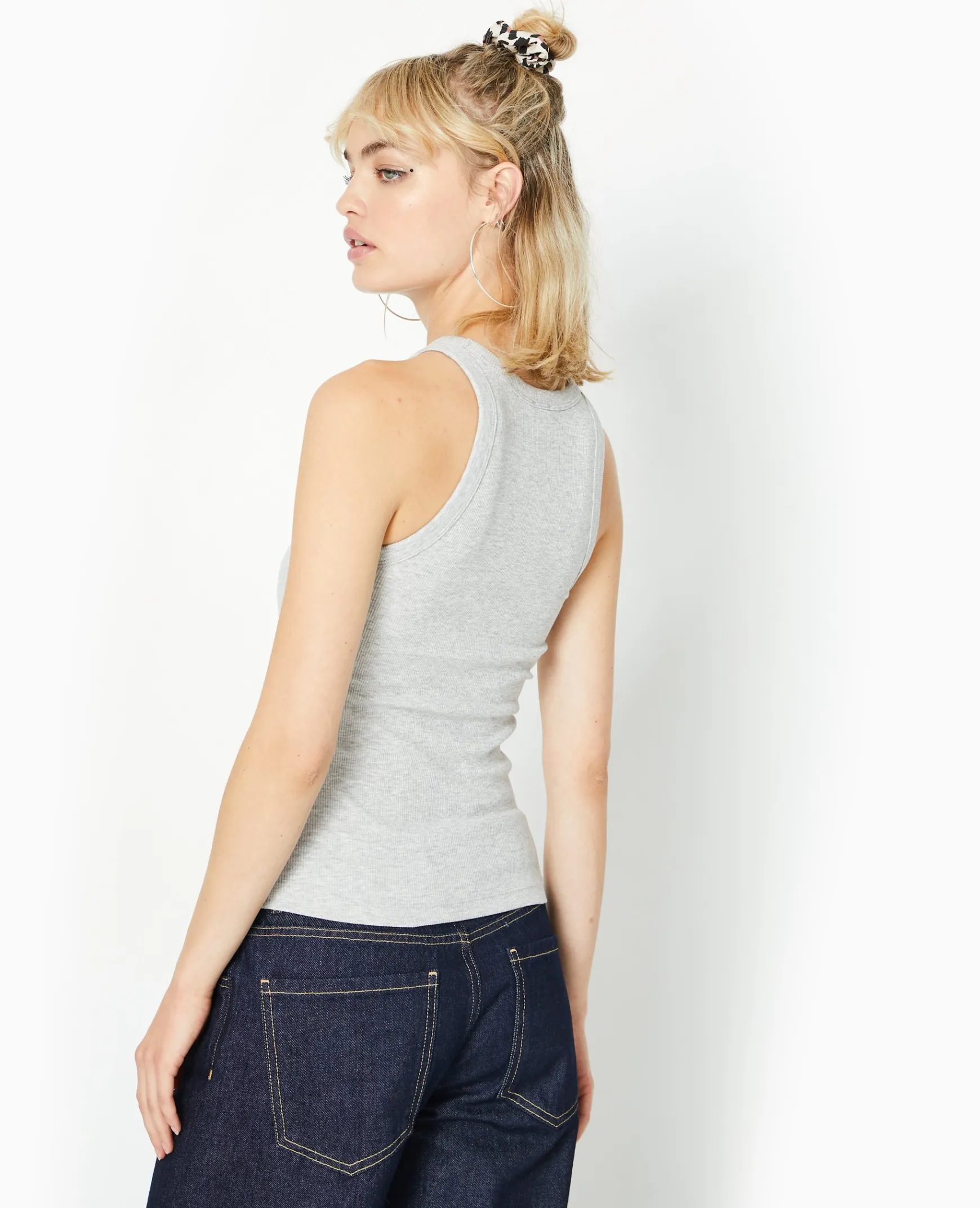 Pimkie Toute La Collection|T-Shirt Et Top^Débardeur Maille Côtelée -