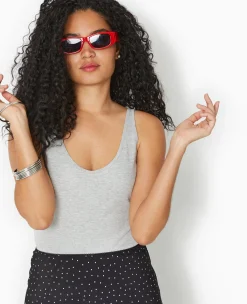 Pimkie Toute La Collection|T-Shirt Et Top^Débardeur Maille Côtelée Col V -