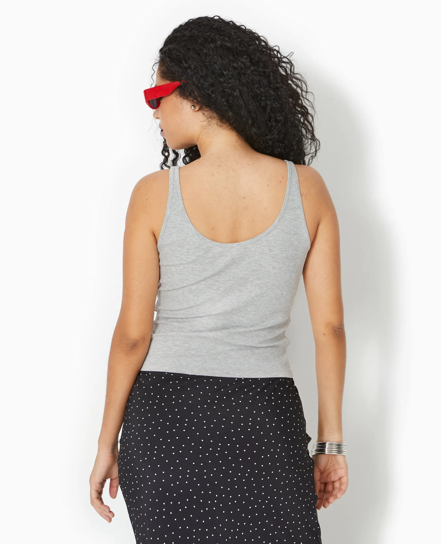 Pimkie Toute La Collection|T-Shirt Et Top^Débardeur Maille Côtelée Col V -