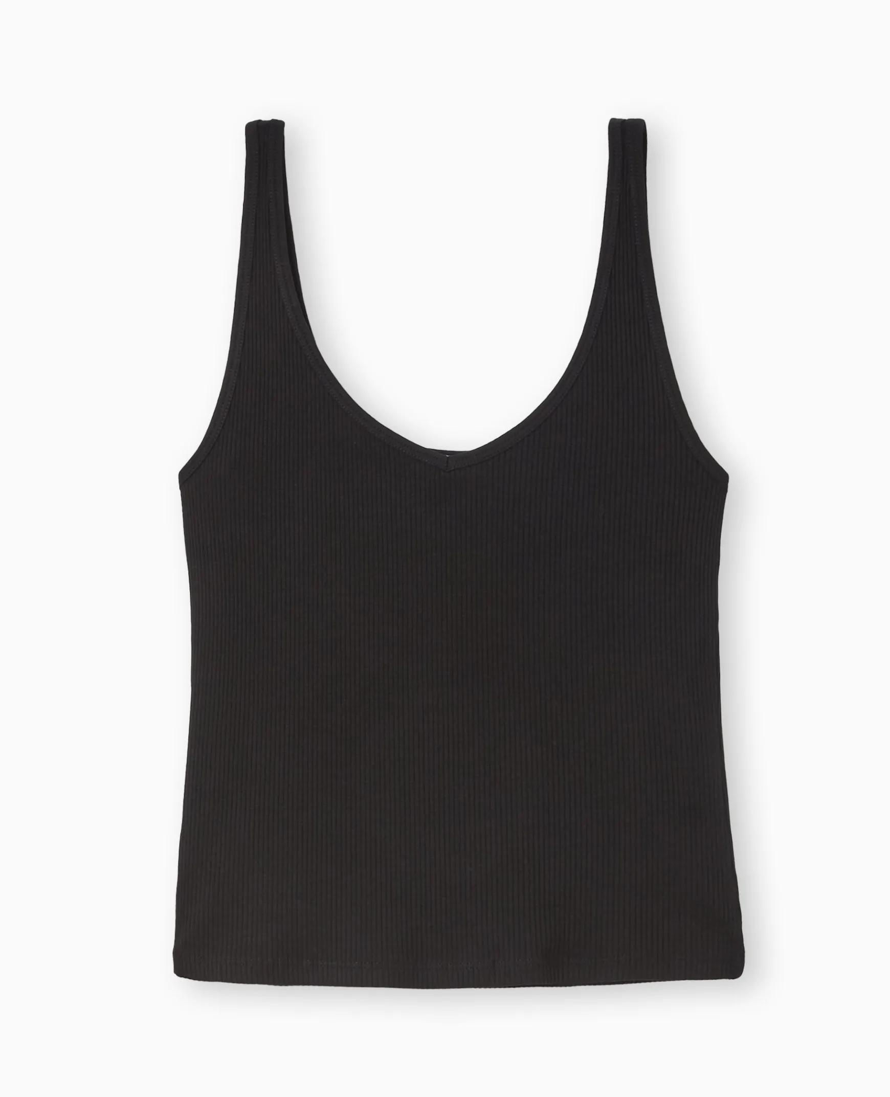 Pimkie Toute La Collection|T-Shirt Et Top^Débardeur Maille Côtelée Col V -
