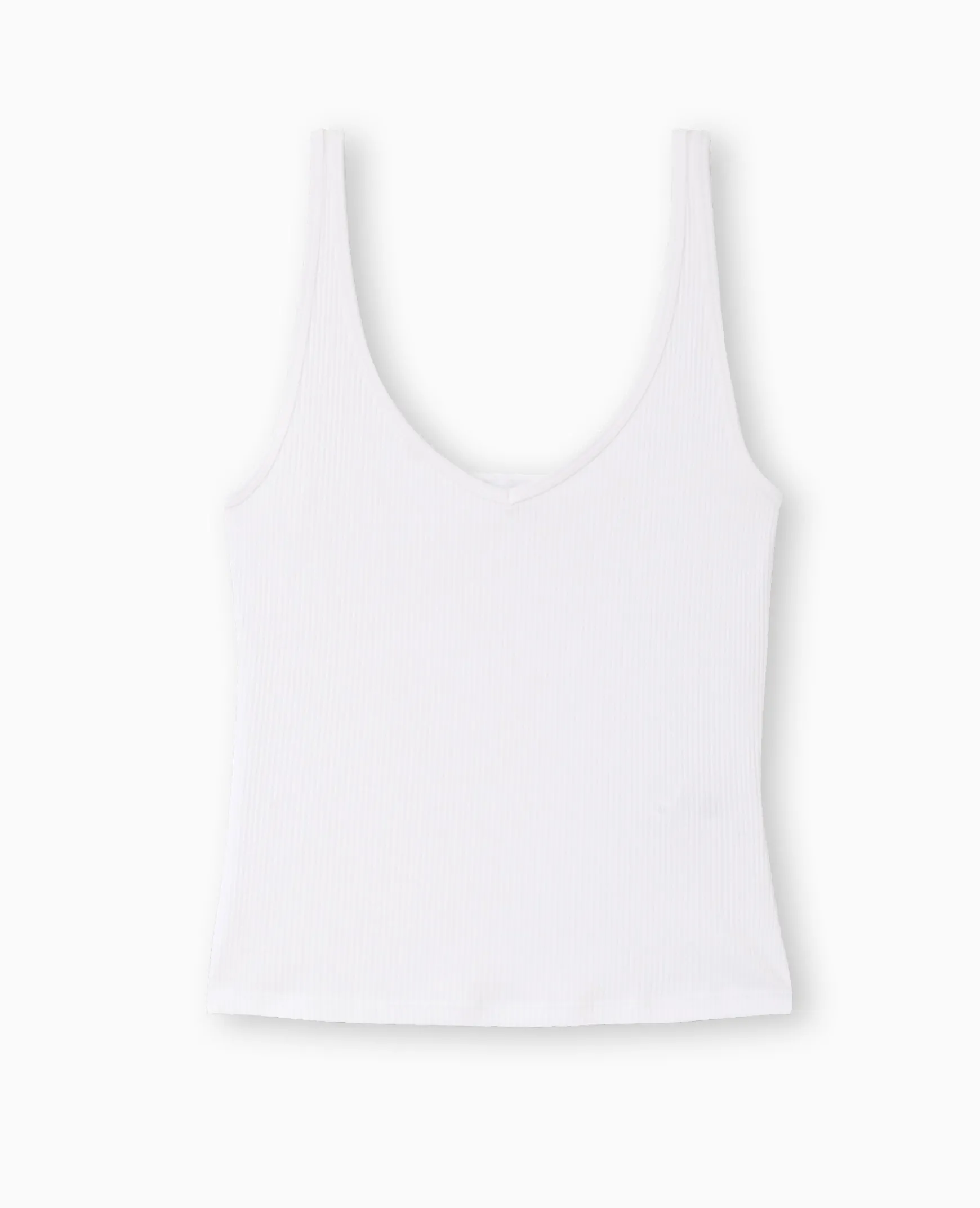 Pimkie Toute La Collection|T-Shirt Et Top^Débardeur Maille Côtelée Col V -