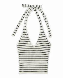 Pimkie Pull Et Gilet|T-Shirt Et Top^Dos-nu En Maille Tricot Rayée -