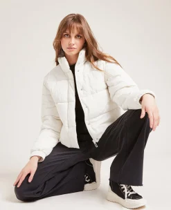 Pimkie Manteau Et Blouson^Doudoune Courte Effet Froissé -