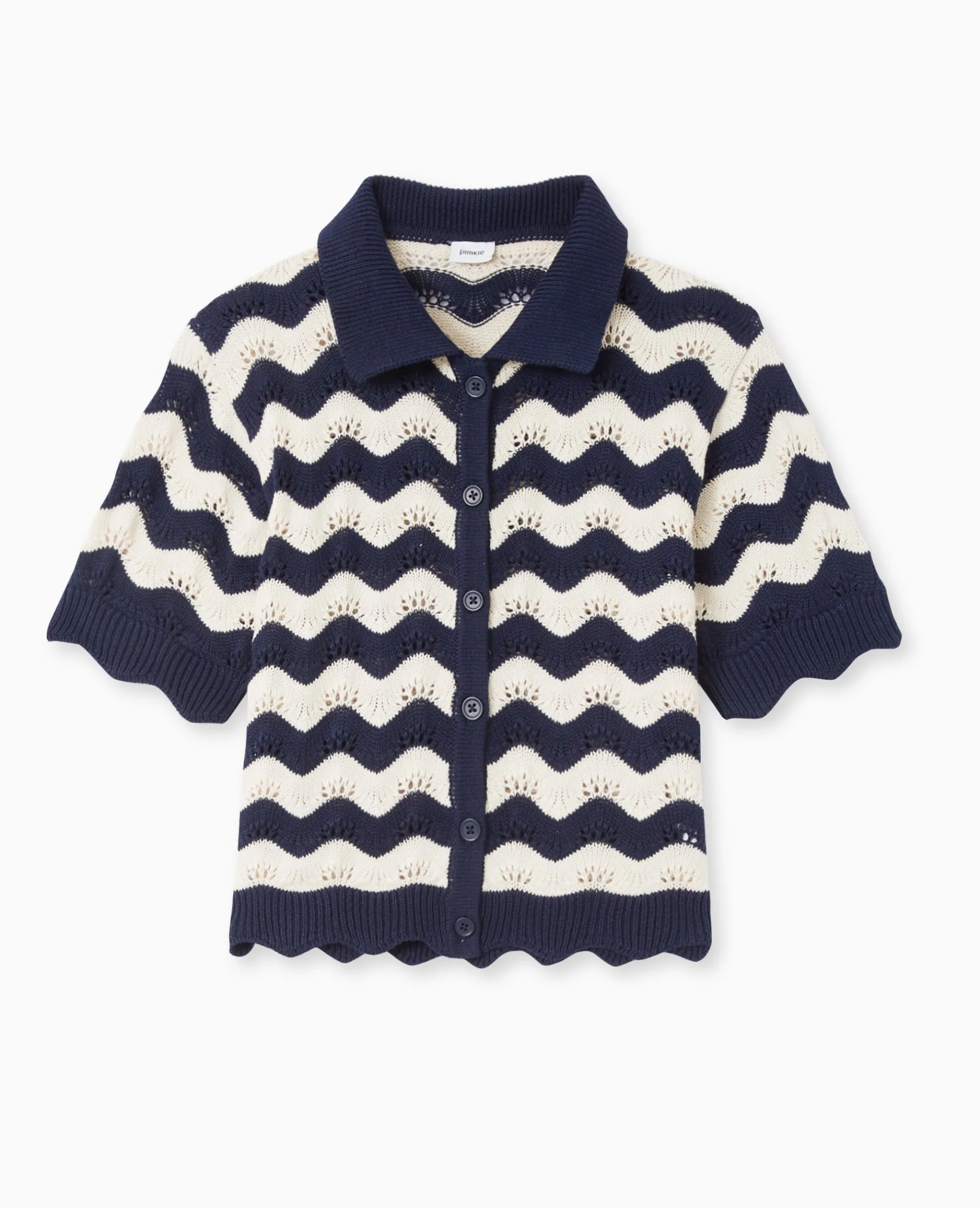Pimkie Toute La Collection|Pull Et Gilet^Gilet Avec Col En Maille Ajourée -