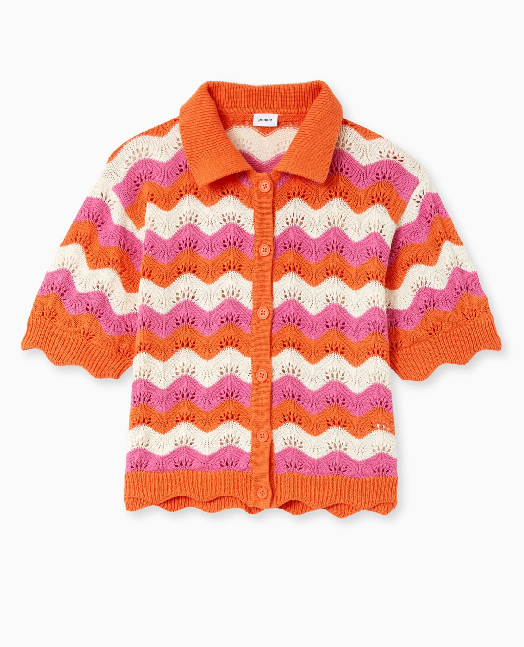 Pimkie Toute La Collection|Pull Et Gilet^Gilet Avec Col En Maille Ajourée -