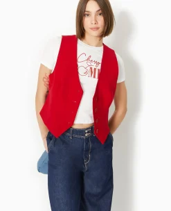 Pimkie Veste Et Blazer|Pull Et Gilet^Gilet Barman City -