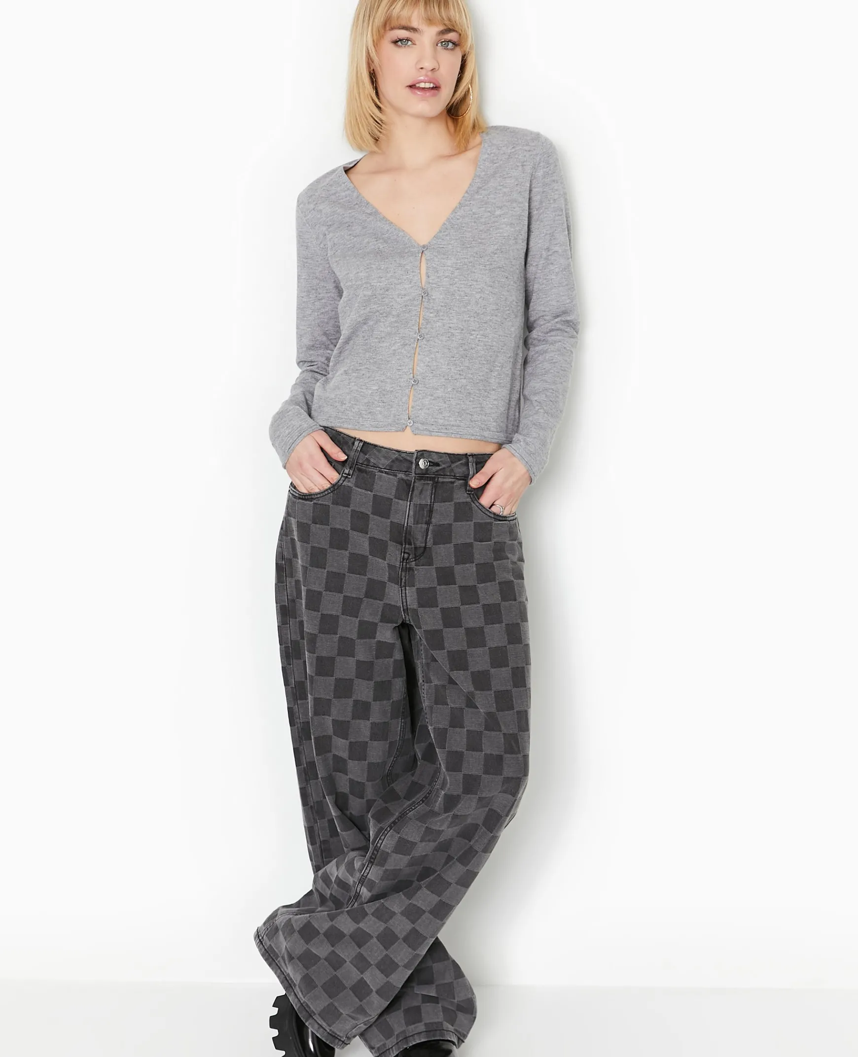 Pimkie Pull Et Gilet^Gilet Col V En Maille Fine -