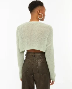 Pimkie Pull Et Gilet^Gilet Court En Maille Ajourée -