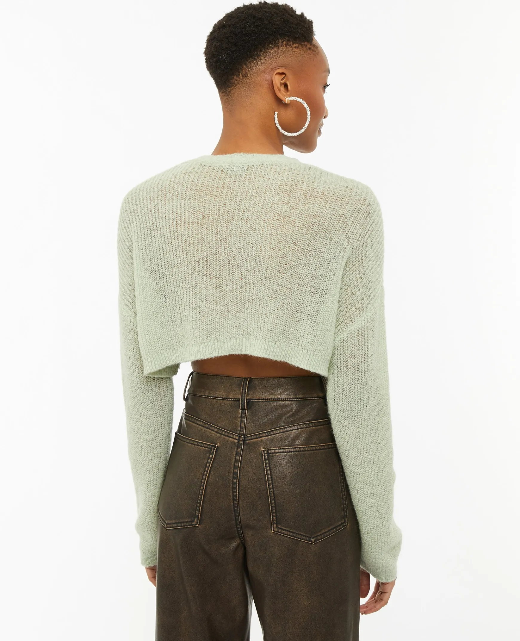Pimkie Pull Et Gilet^Gilet Court En Maille Ajourée -