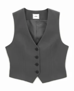 Pimkie Tailleur|Veste Et Blazer^Gilet De Barman Avec 4 Boutons -