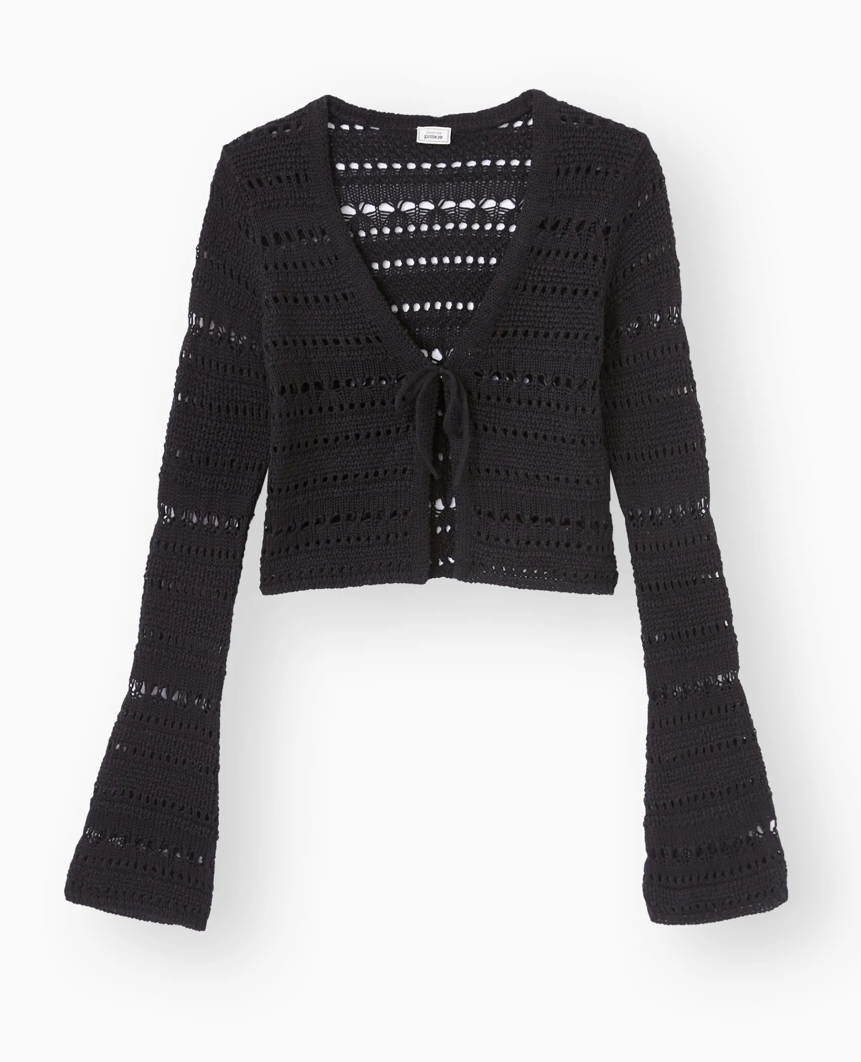 Pimkie Ensembles|Pull Et Gilet^Gilet En Maille Ajourée Avec Lien à Nouer -