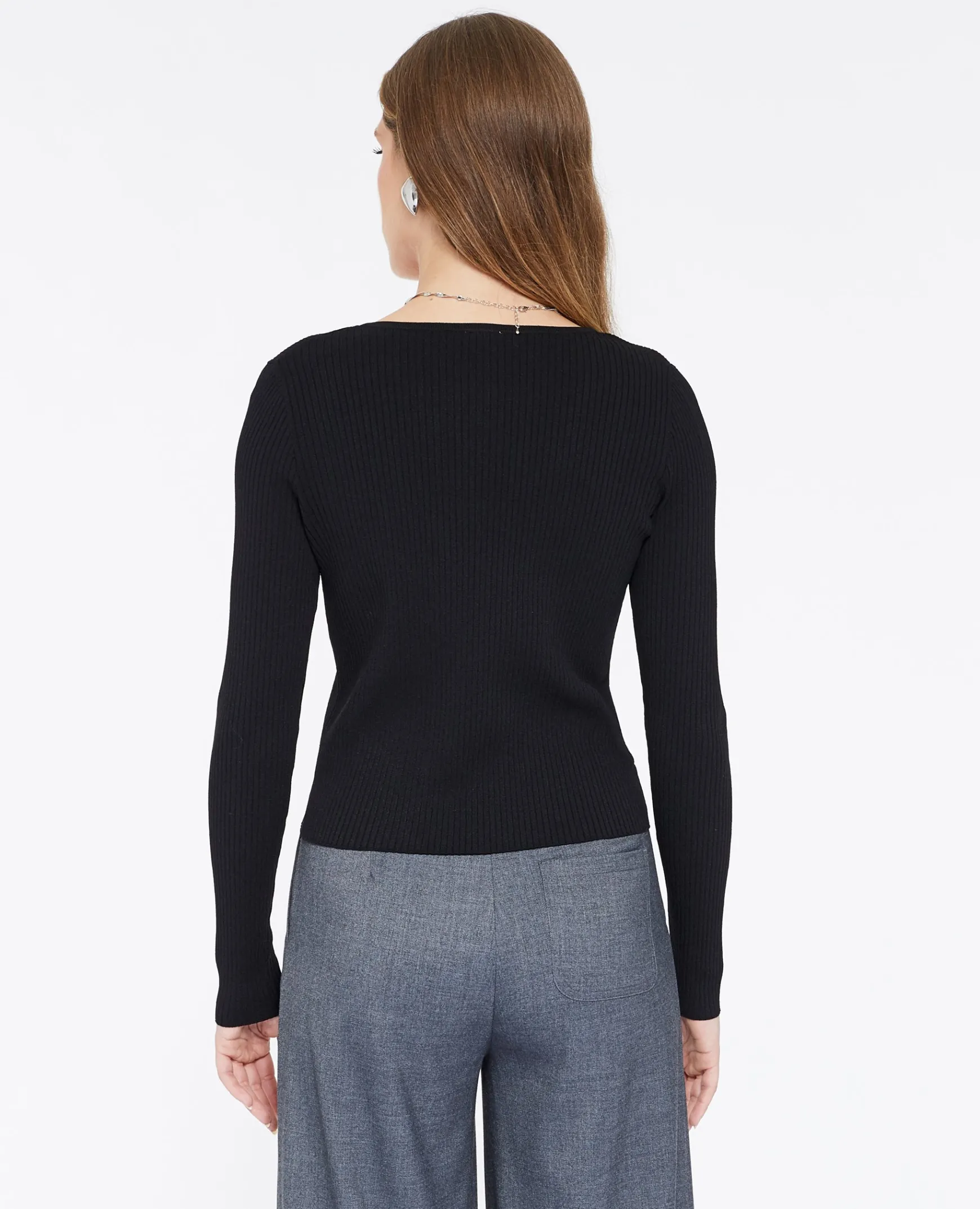 Pimkie Pull Et Gilet^Gilet Fin En Maille Côtelée -