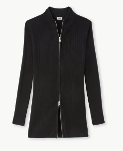 Pimkie Pull Et Gilet^Gilet Long En Maille Côtelée Avec Col Montant -