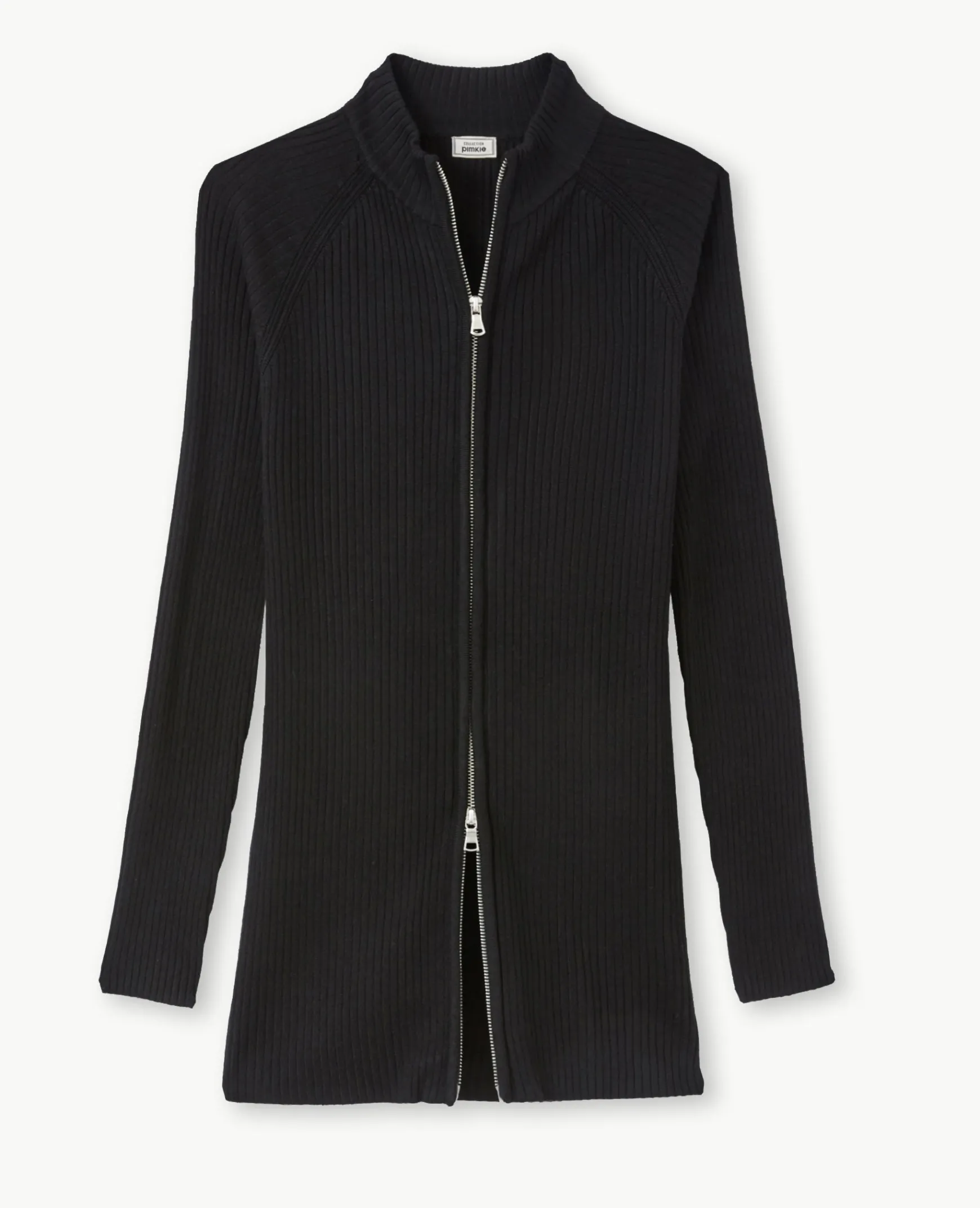 Pimkie Pull Et Gilet^Gilet Long En Maille Côtelée Avec Col Montant -