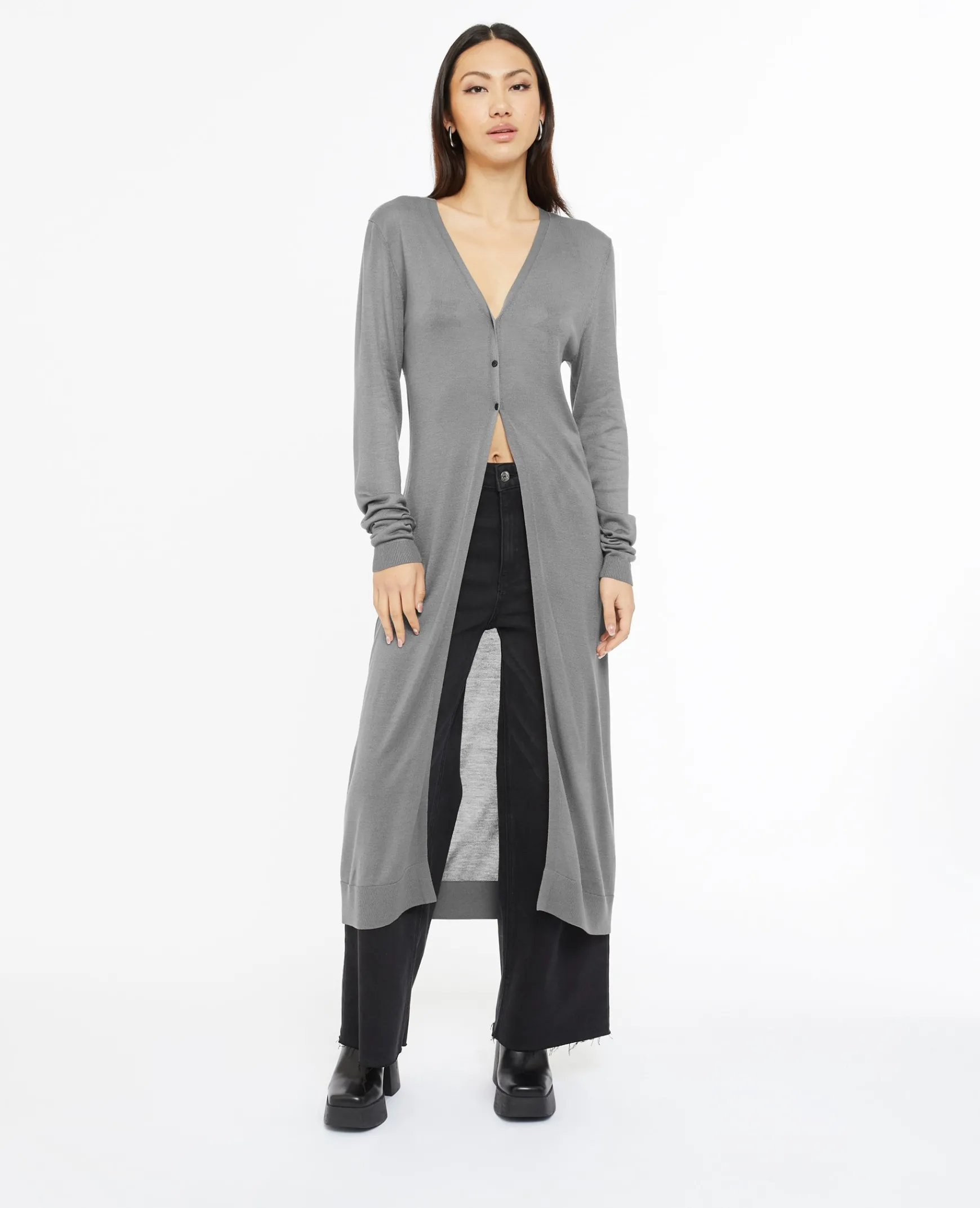 Pimkie Pull Et Gilet^Gilet Long En Maille Fine -