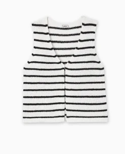 Pimkie Pull Et Gilet|T-Shirt Et Top^Gilet Sans Manches Rayé -