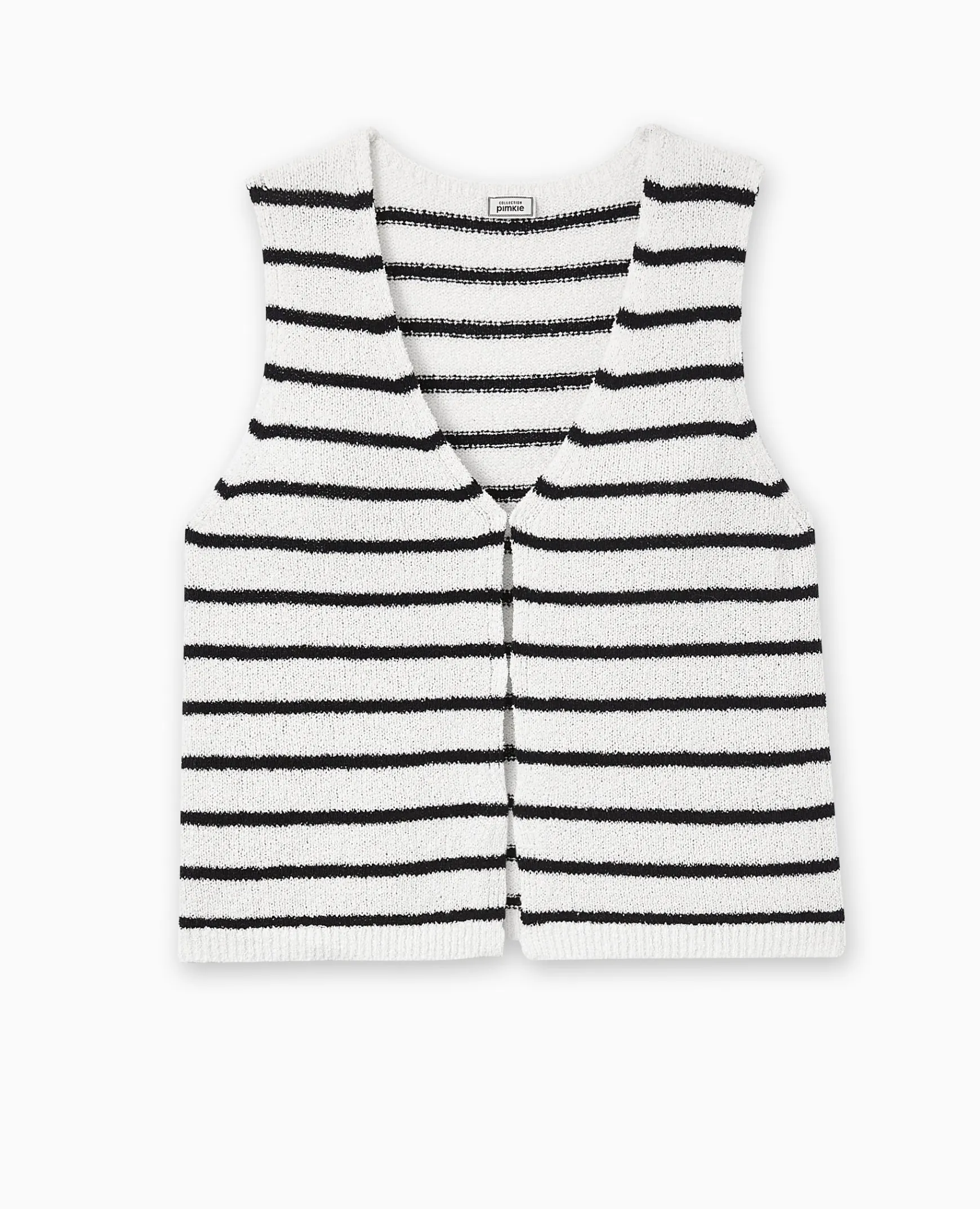 Pimkie Pull Et Gilet|T-Shirt Et Top^Gilet Sans Manches Rayé -