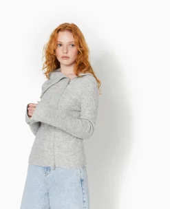 Pimkie Pull Et Gilet^Gilet Zippé En Maille Côtelée -