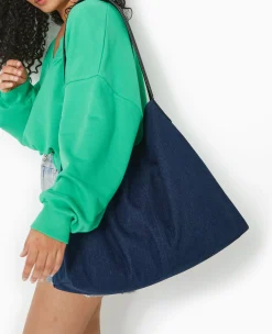 Pimkie Sac|Toute La Collection^Grand Sac En Jean XXL Avec Bandouliè;re Ceinture -