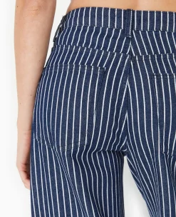 Pimkie Toute La Collection|Jean^Jean Baggy Taille Haute Avec Rayures Et Revers -