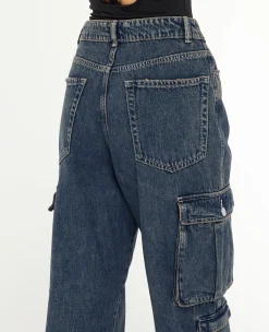 Pimkie Pimkie Positive|Jean^Jean Cargo Large Effet Dirty -