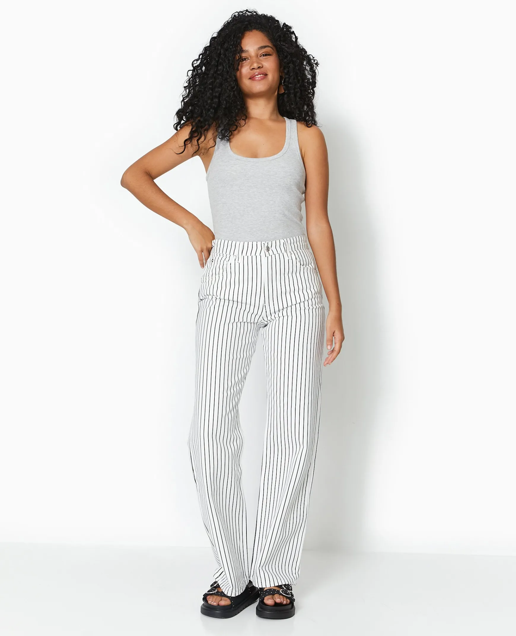 Pimkie Toute La Collection|Jean^Jean Droit Rayé -