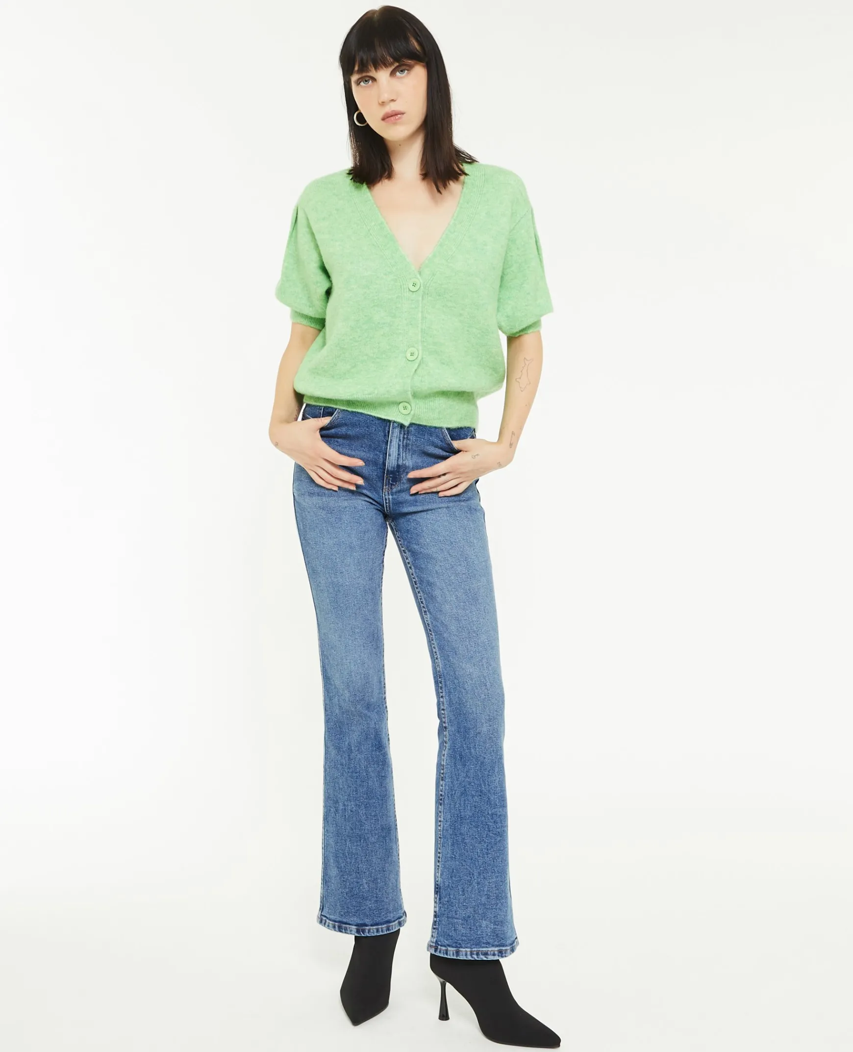 Pimkie Toute La Collection|Pimkie Positive^Jean Flare Taille Haute -