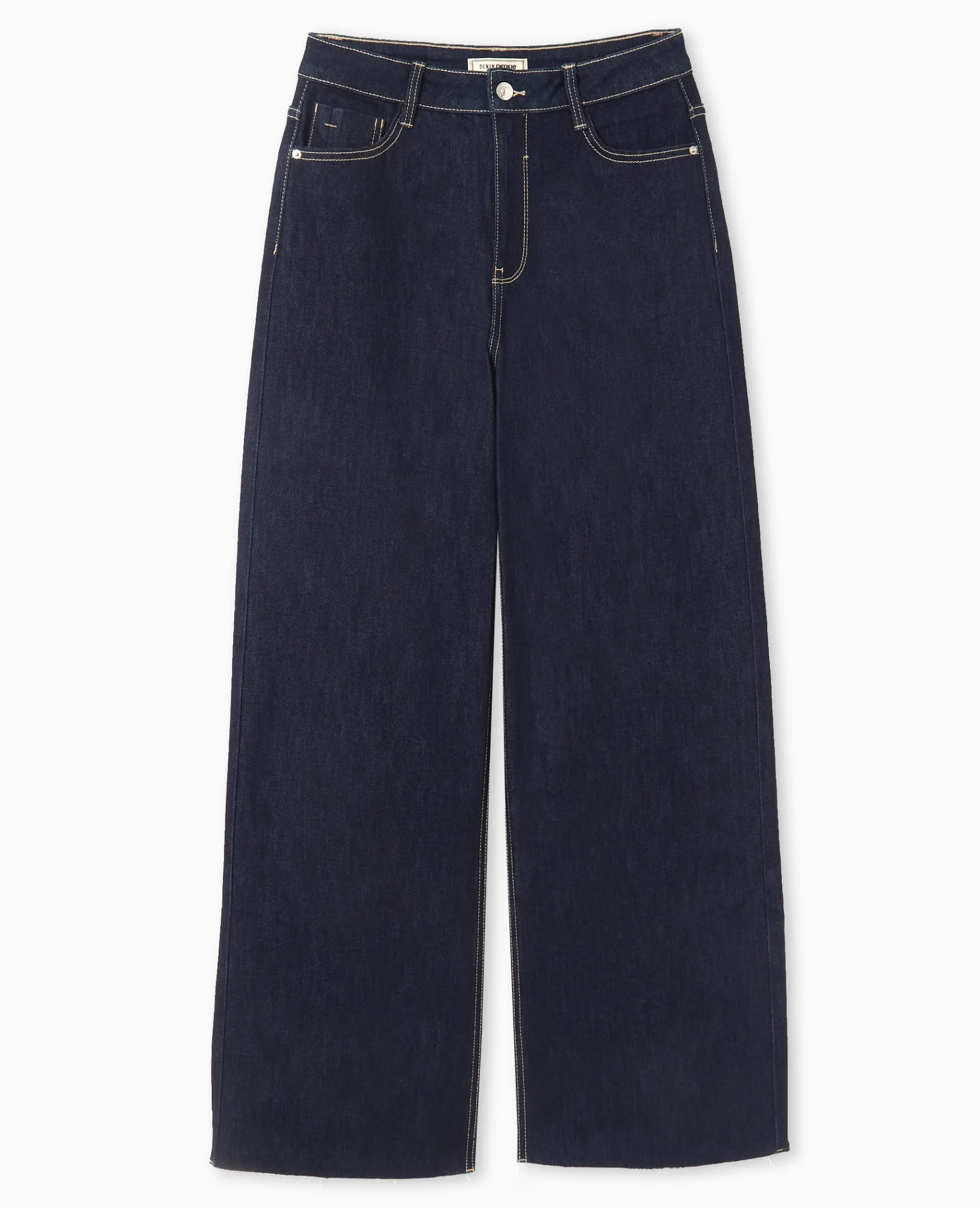 Pimkie Toute La Collection|Jean^Jean Flare Taille Haute Avec Bas Coupés -