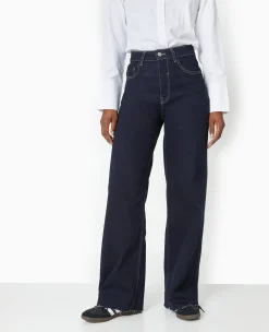 Pimkie Toute La Collection|Jean^Jean Flare Taille Haute Avec Bas Coupés -