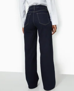 Pimkie Toute La Collection|Jean^Jean Flare Taille Haute Avec Bas Coupés -