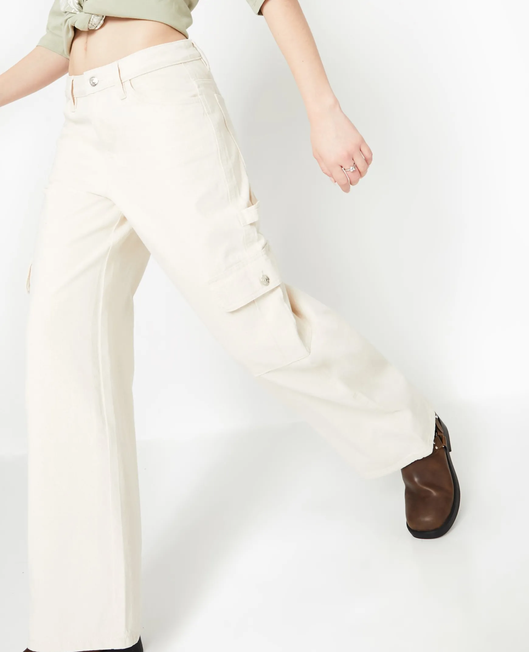 Pimkie Pimkie Positive|Jean^Jean Large Cargo Taille Basse -