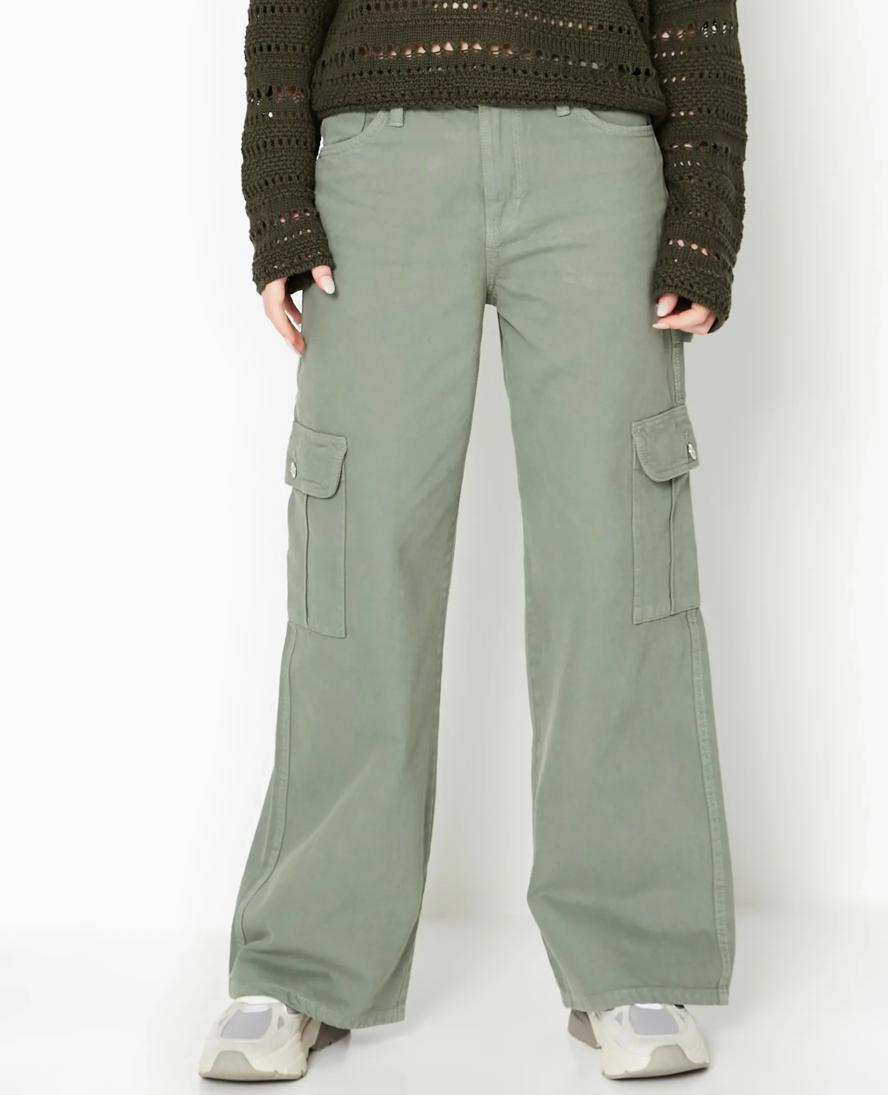Pimkie Pimkie Positive|Pantalon^Jean Large Cargo Taille Basse -