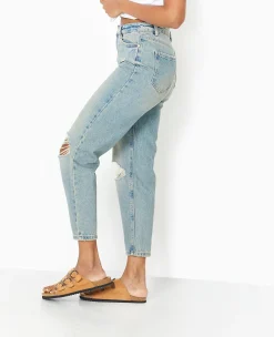 Pimkie Toute La Collection|Pimkie Positive^Jean Mom Taille Haute Destroy -
