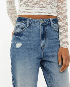 Pimkie Pimkie Positive|Jean^Jean Mom Taille Haute Trashé -
